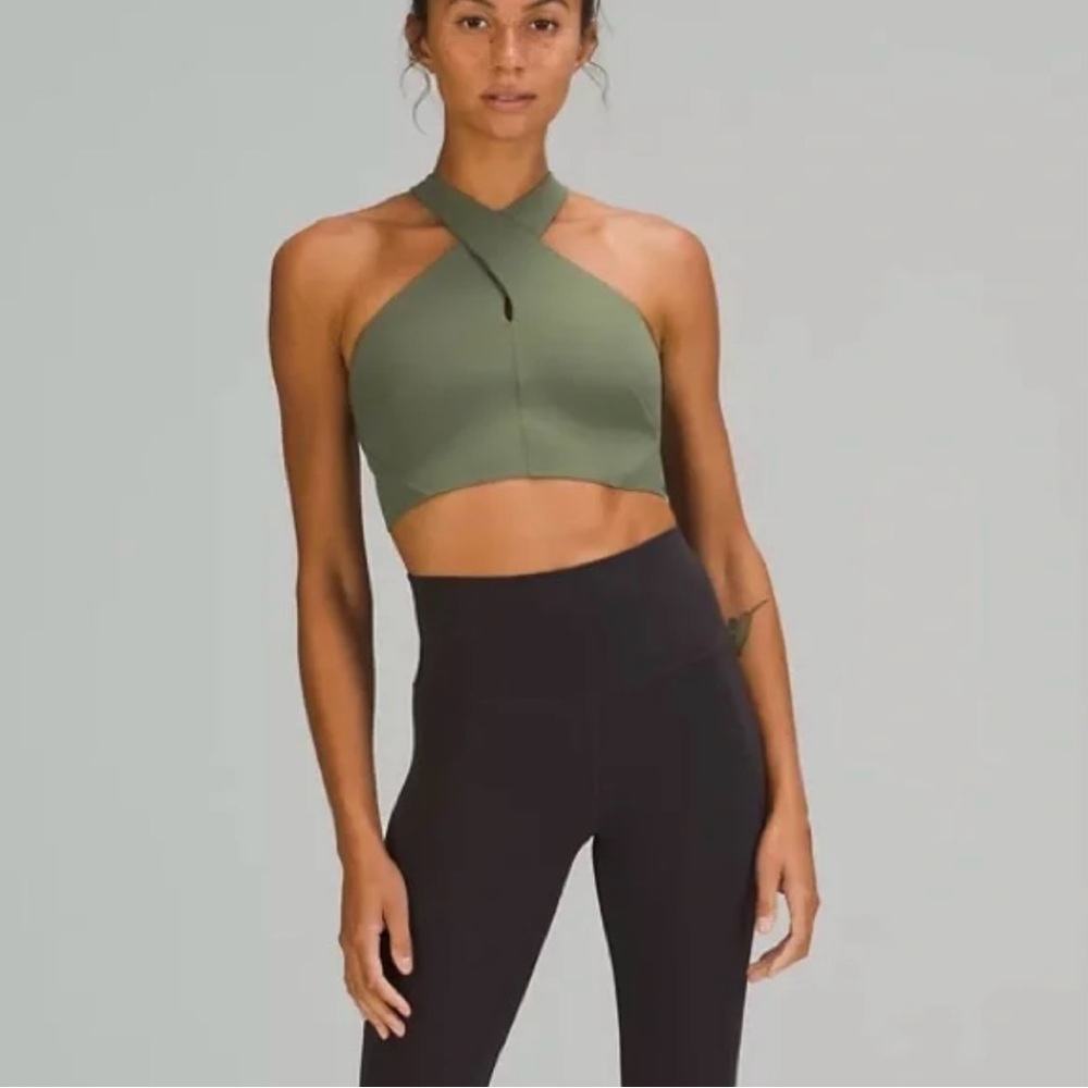 Lululemon long line wrap front tank
